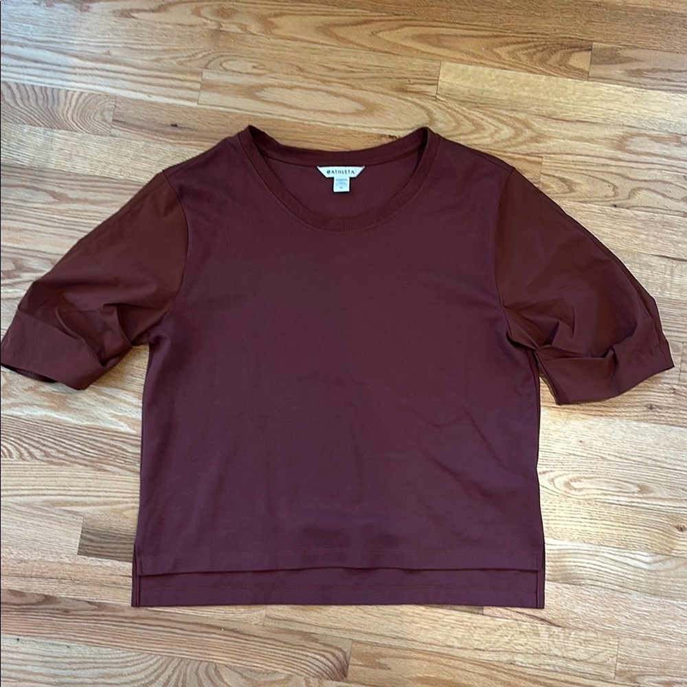 Athleta Mixed-Media Top